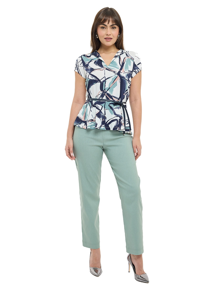 Blusa manga corta para mujer 3