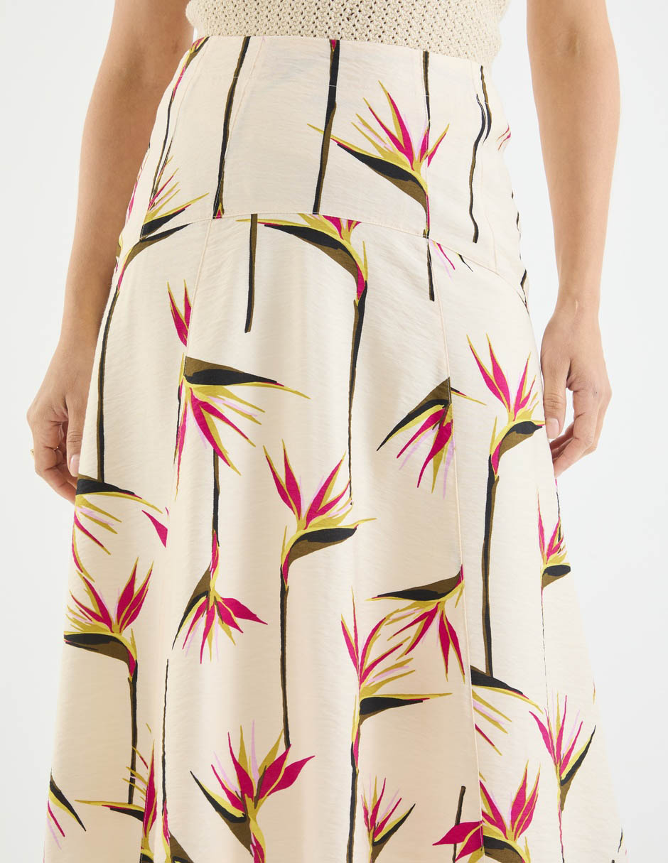 Falda crop cintura alta 5