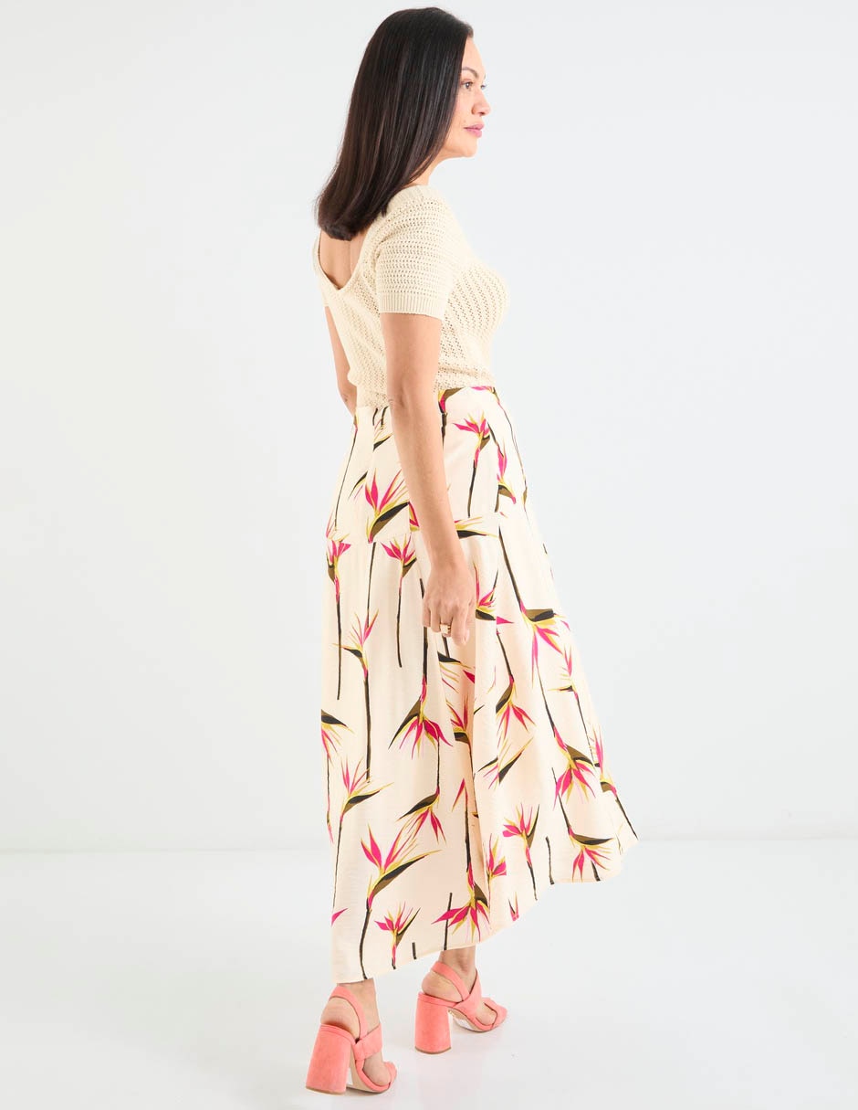 Falda crop cintura alta 6