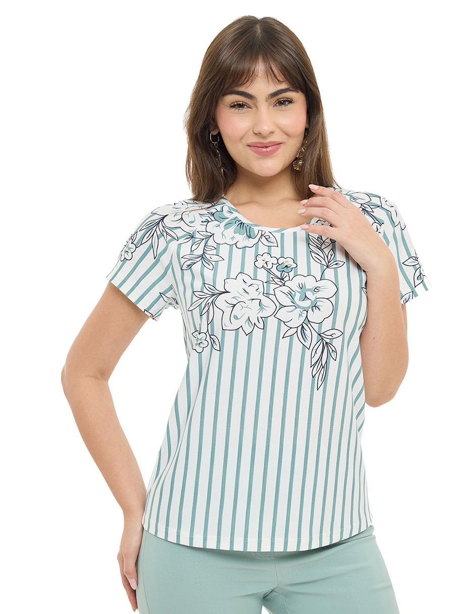 Blusa manga corta para mujer Blusa manga corta para mujer