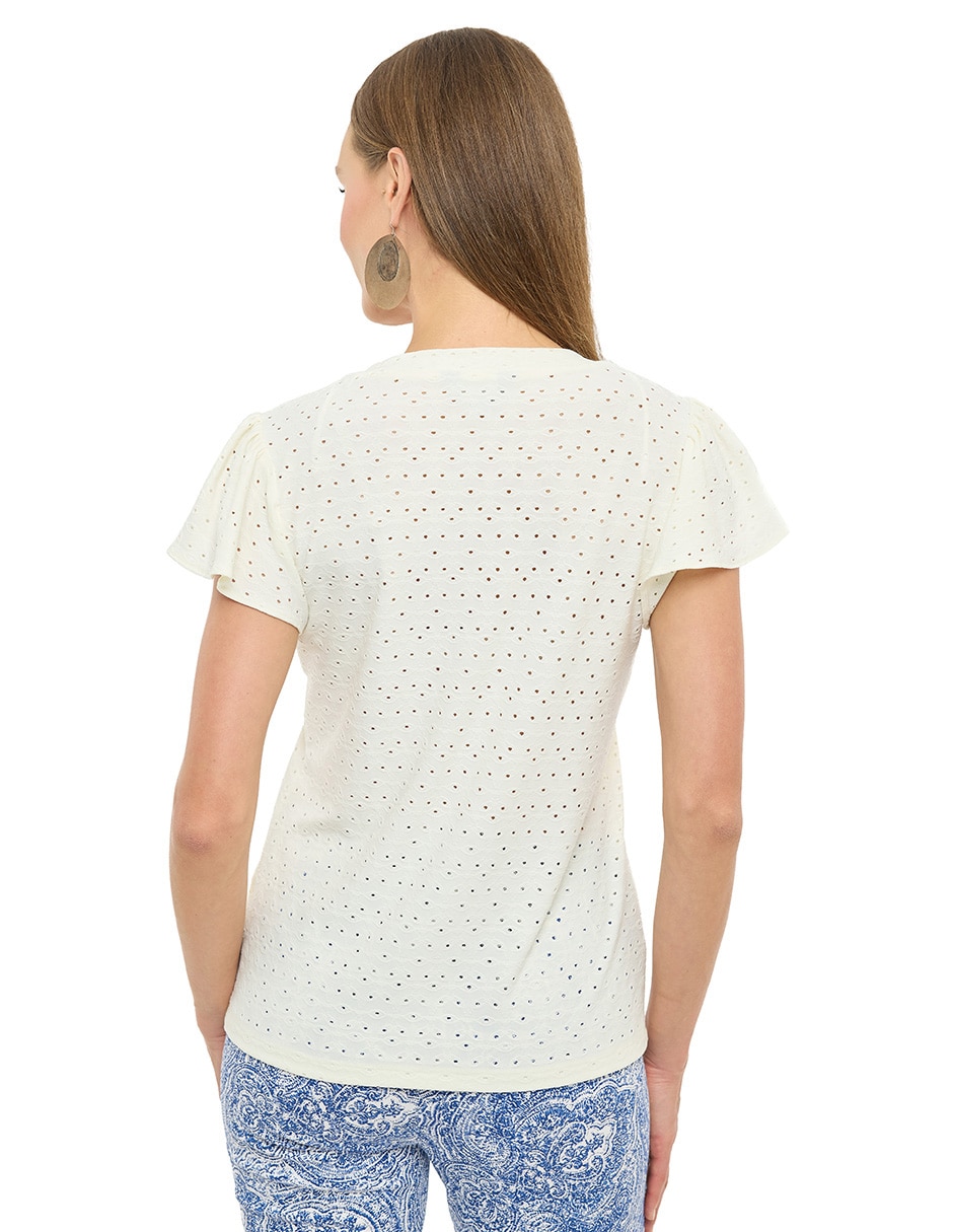 Blusa manga corta para mujer 2