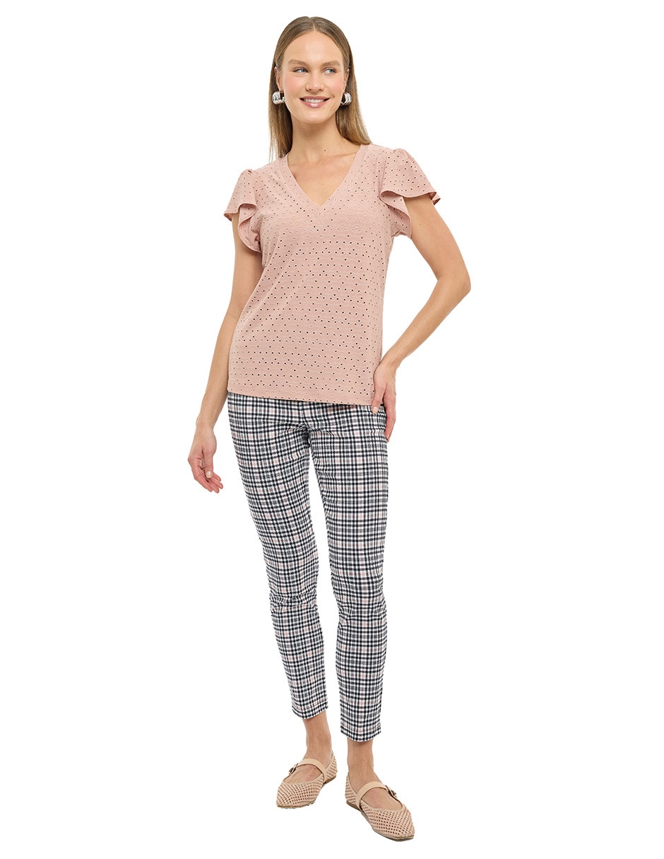 Blusa manga corta para mujer 3