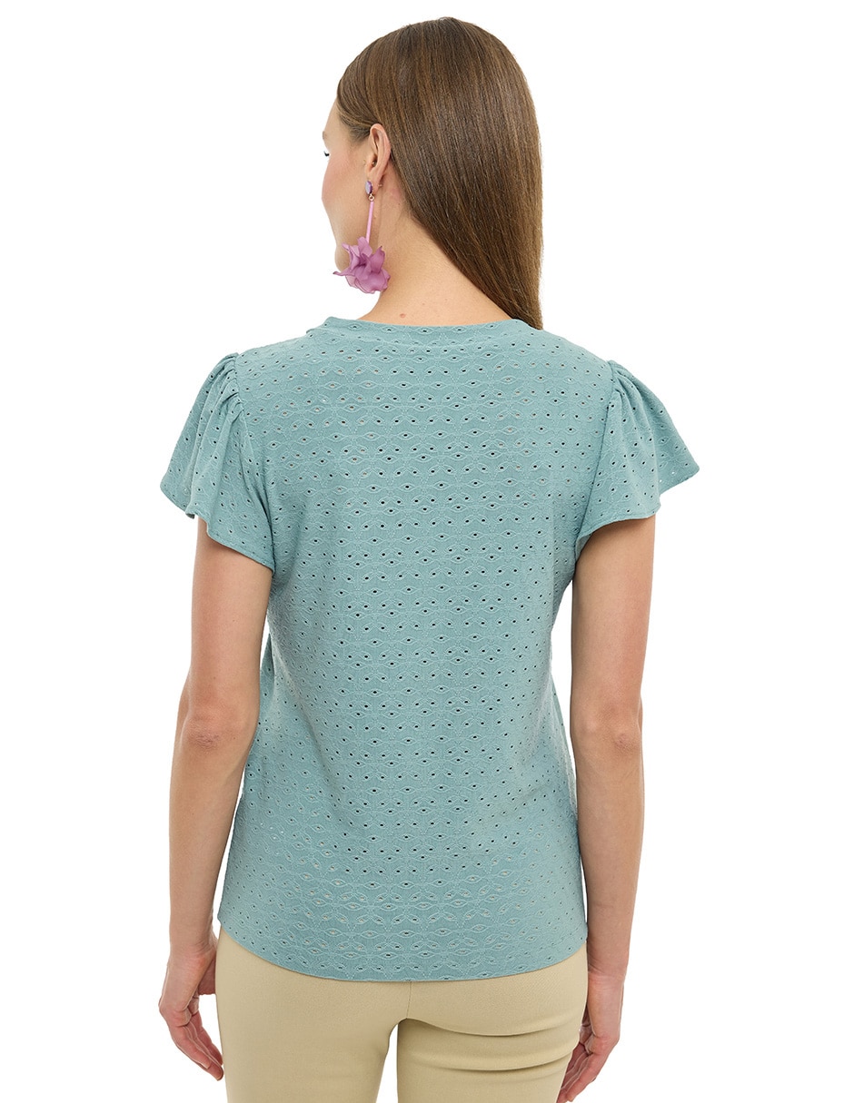 Blusa manga corta para mujer 2