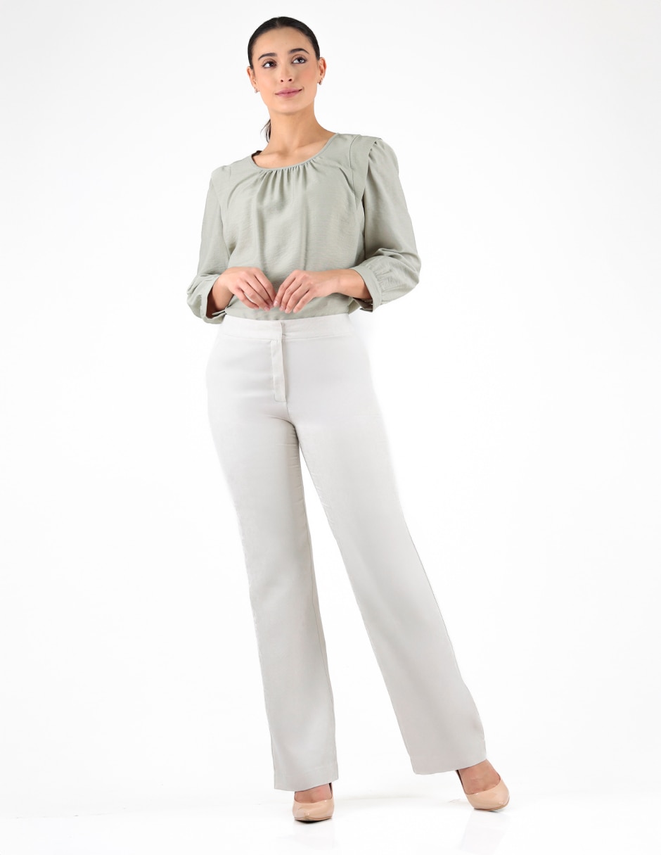 Pantalón de vestir regular para mujer 3