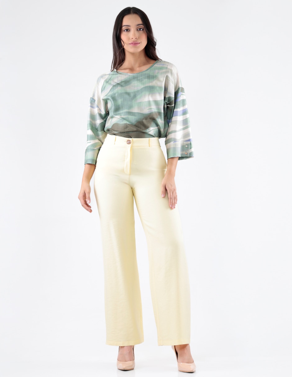 Pantalón de vestir regular para mujer 3