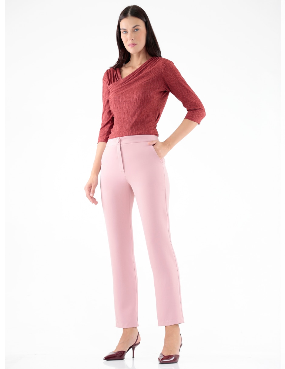 Pantalón de vestir regular para mujer 3