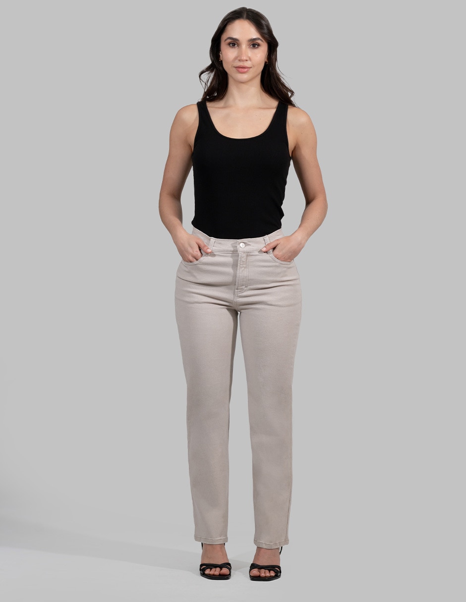 Pantalón straight para mujer 3