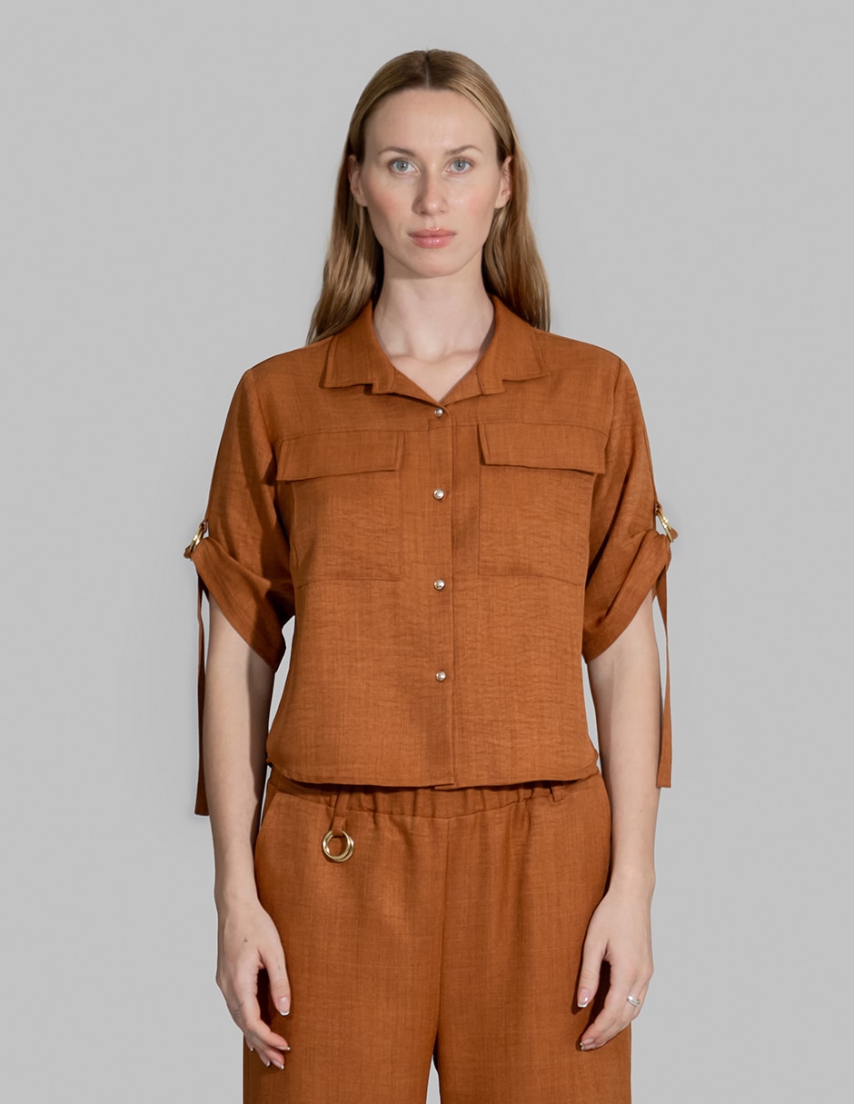 Blusa manga corta para mujer 1