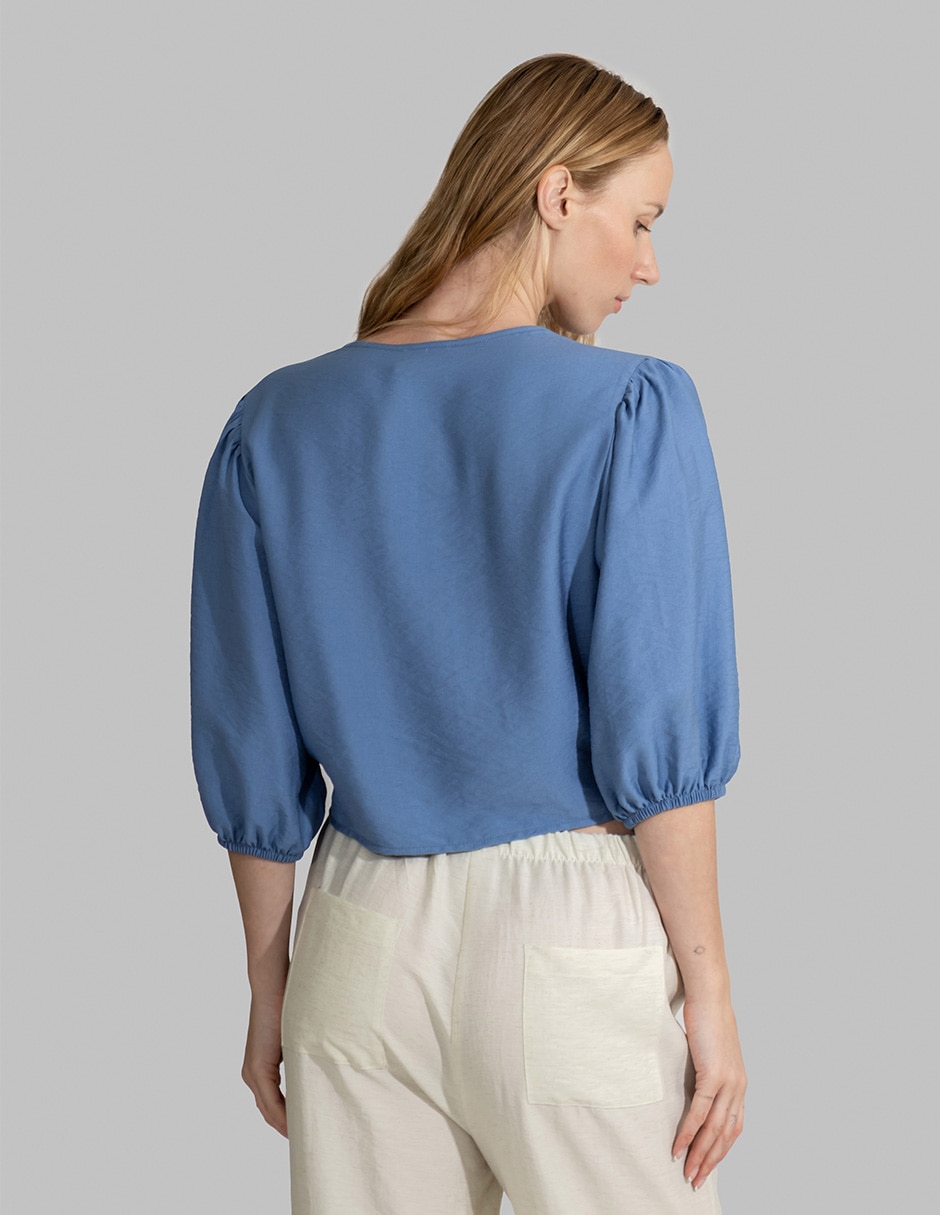 Blusa manga 3/4 para mujer 2