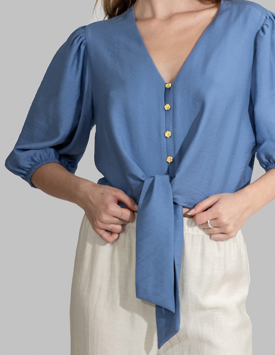Blusa manga 3/4 para mujer 4