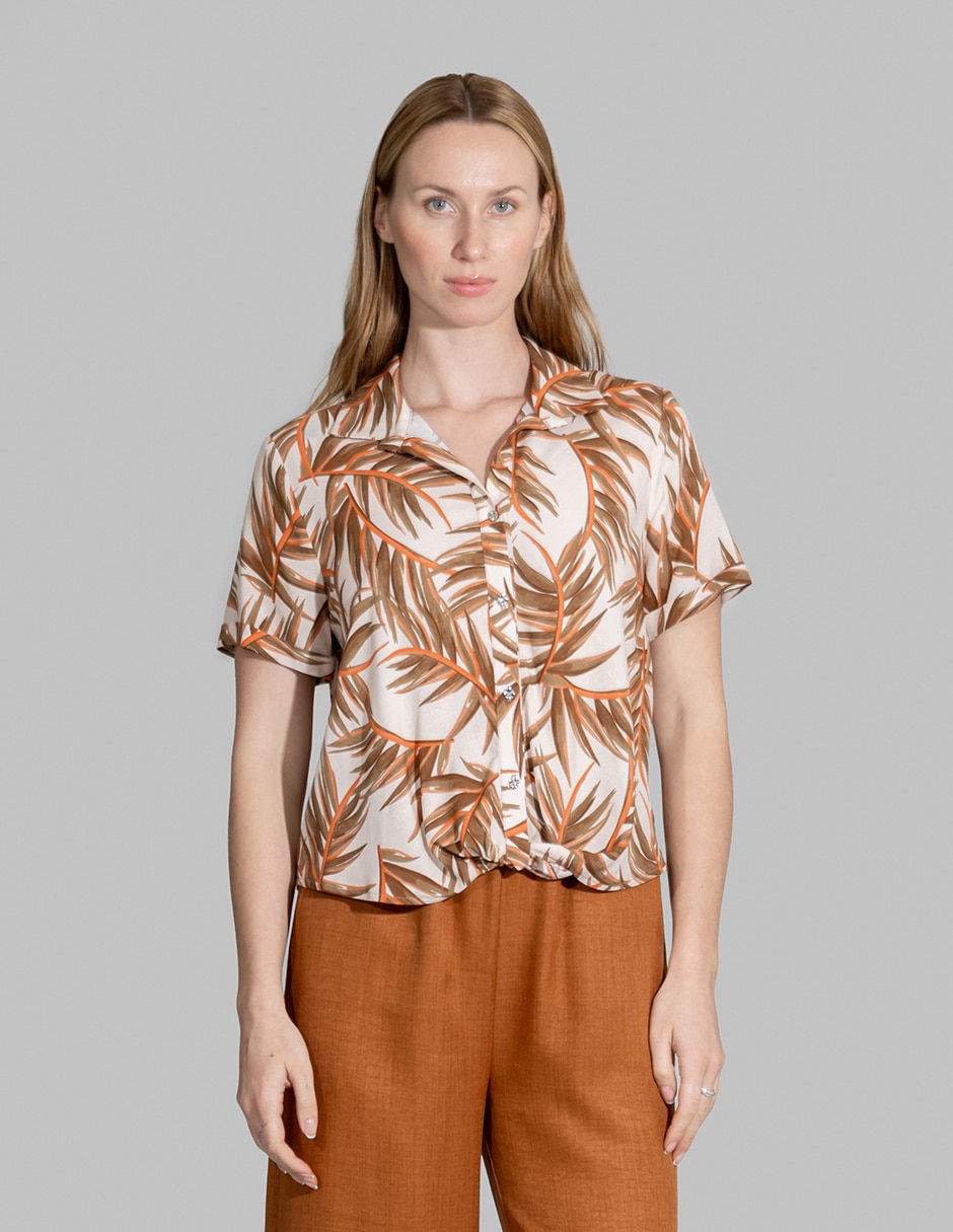 Blusa manga corta para mujer 1