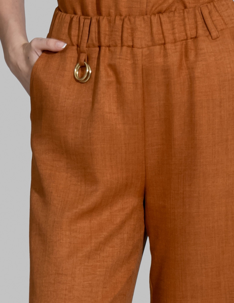 Pantalón capri regular para mujer 4