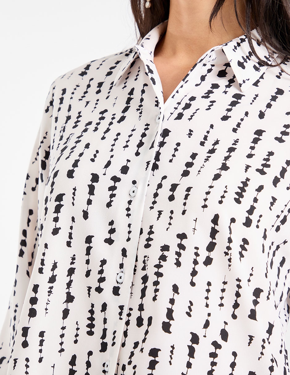 Blusa manga larga para mujer 4