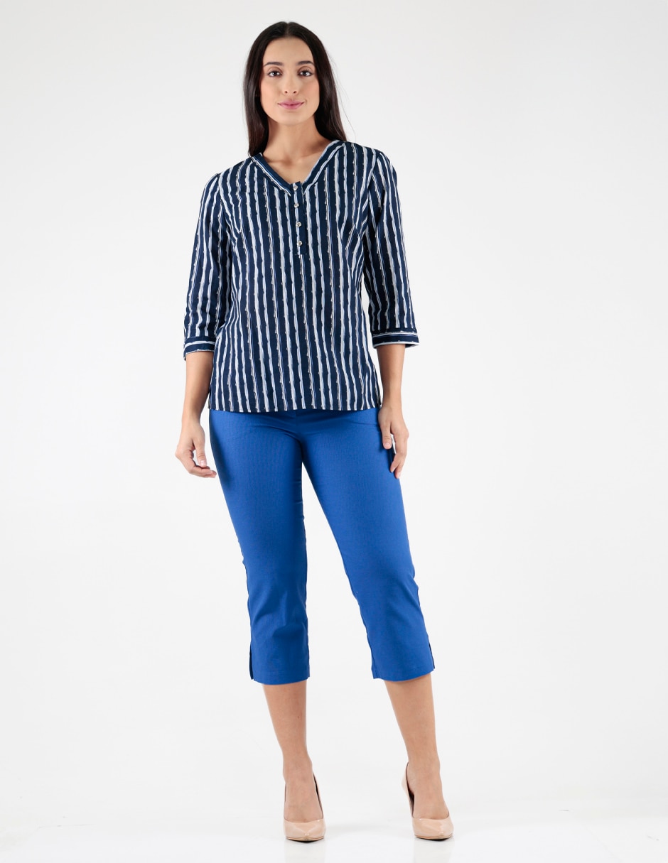 Blusa manga 3/4 para mujer 3