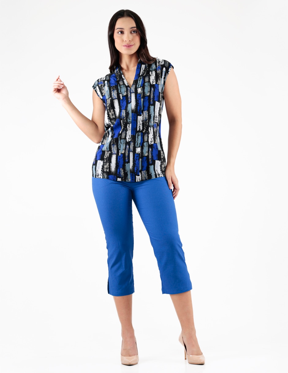 Blusa manga corta para mujer 3