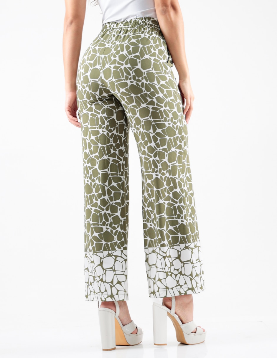 PANTALON PIERRE CARDI, 30, VERDE OLIVO