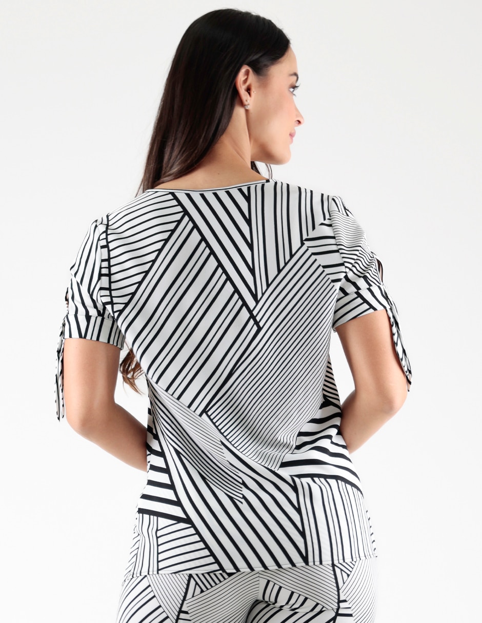 Blusa manga corta para mujer 2