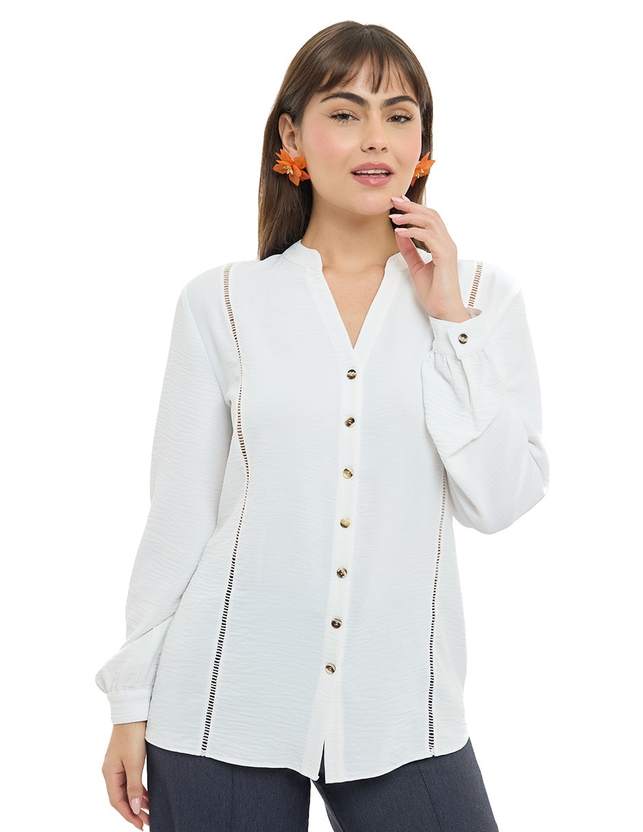 Blusa manga larga para mujer Blusa manga larga para mujer