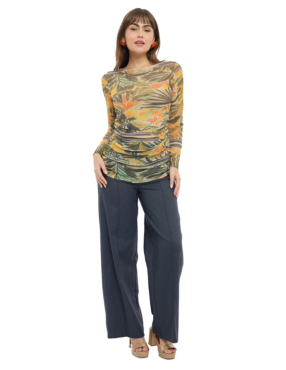 Blusa manga larga para mujer 3