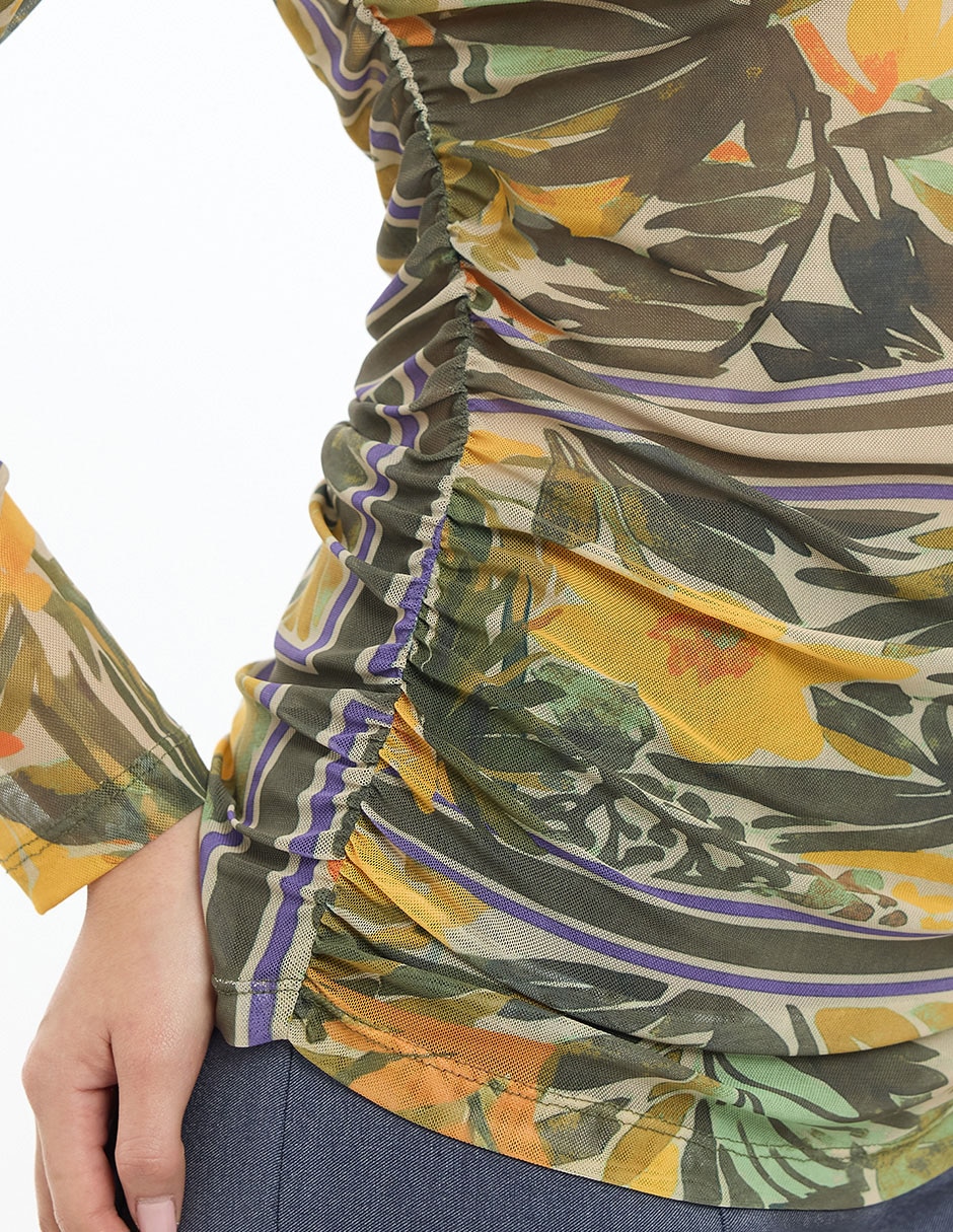 Blusa manga larga para mujer 4