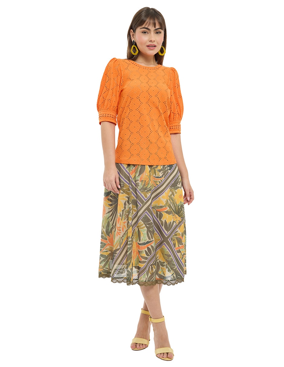 Blusa manga larga para mujer 3