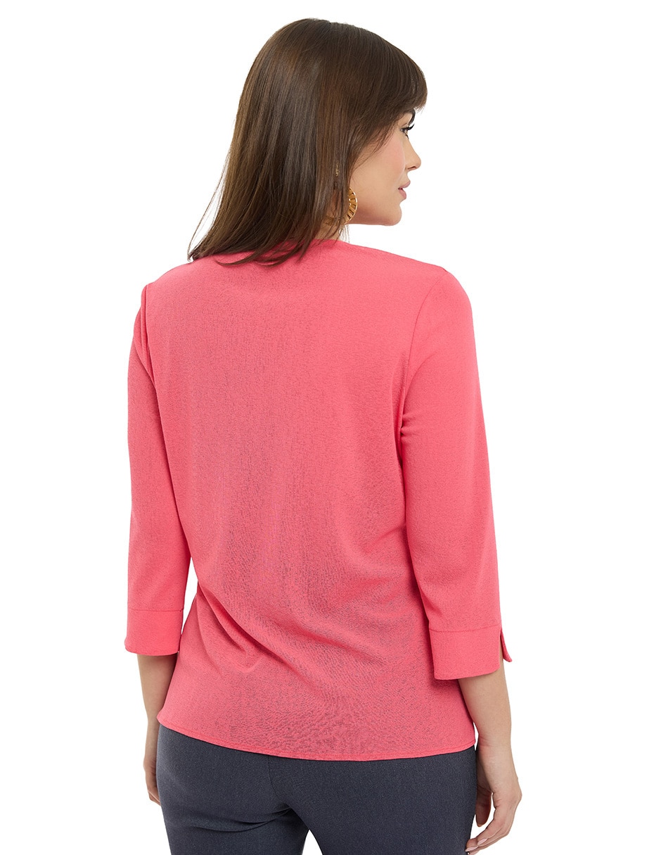 Blusa manga 3/4 para mujer 2