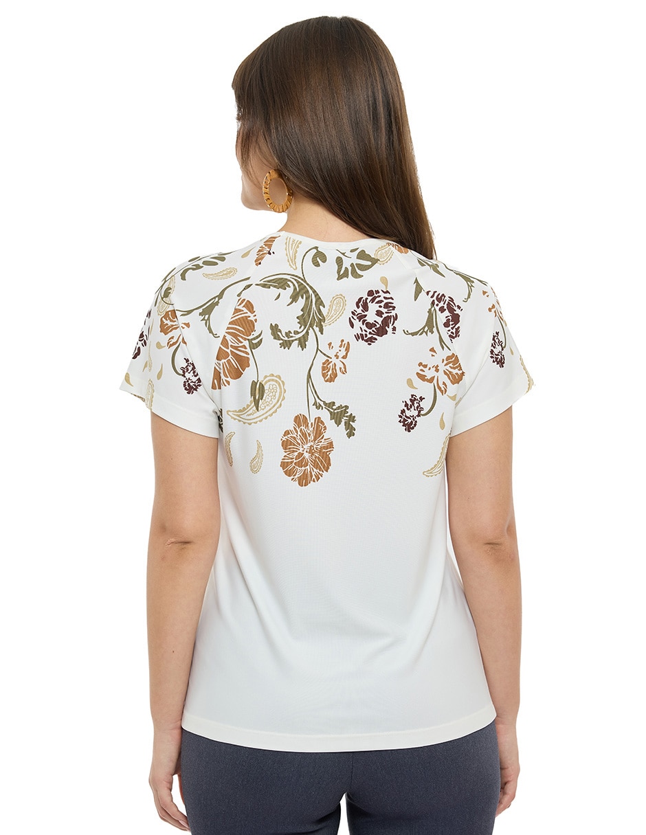 Blusa manga corta para mujer 2