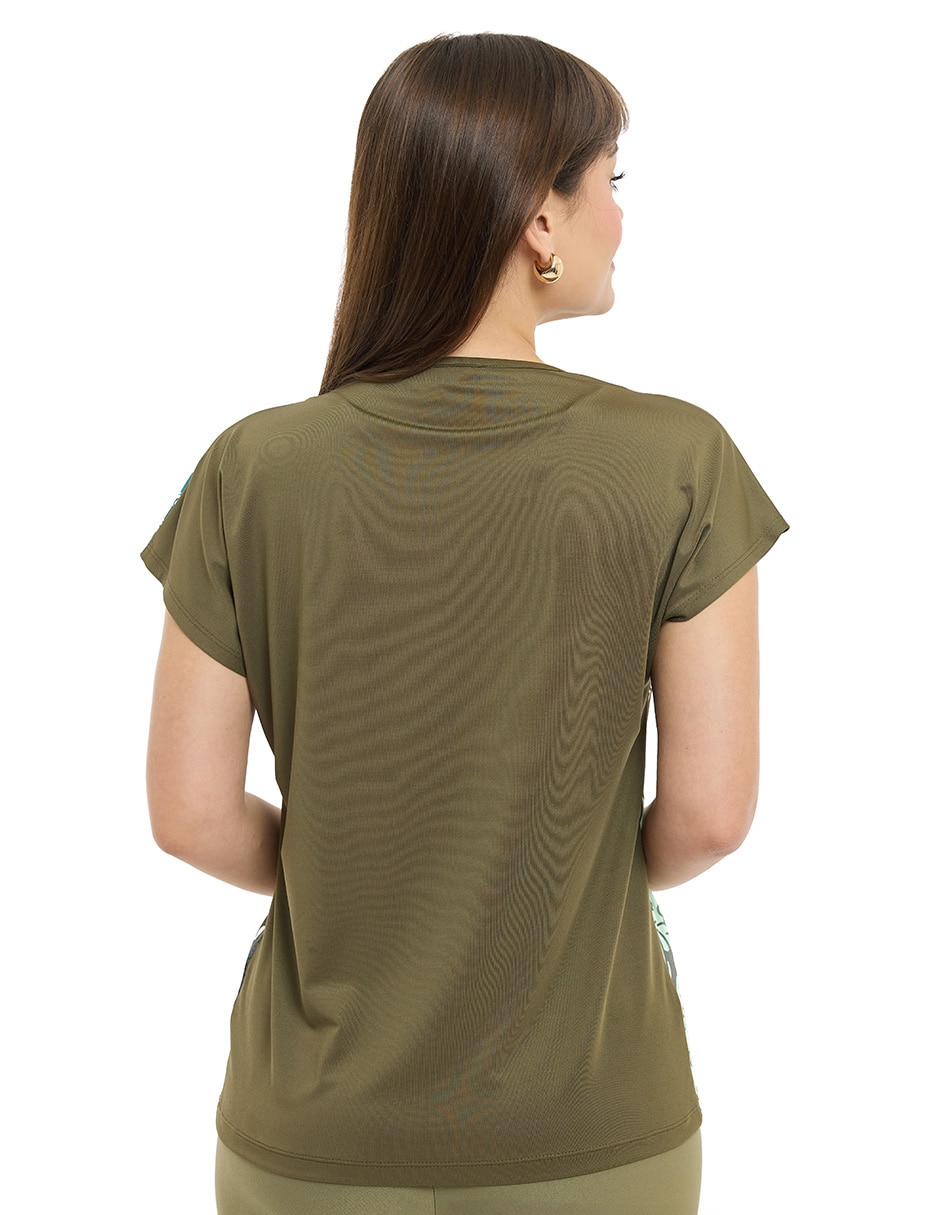 Blusa manga corta para mujer 2