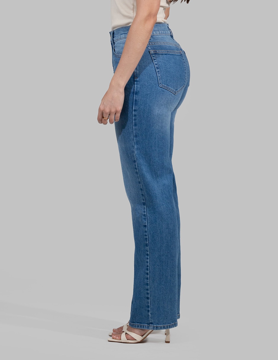Jeans straight para mujer 5