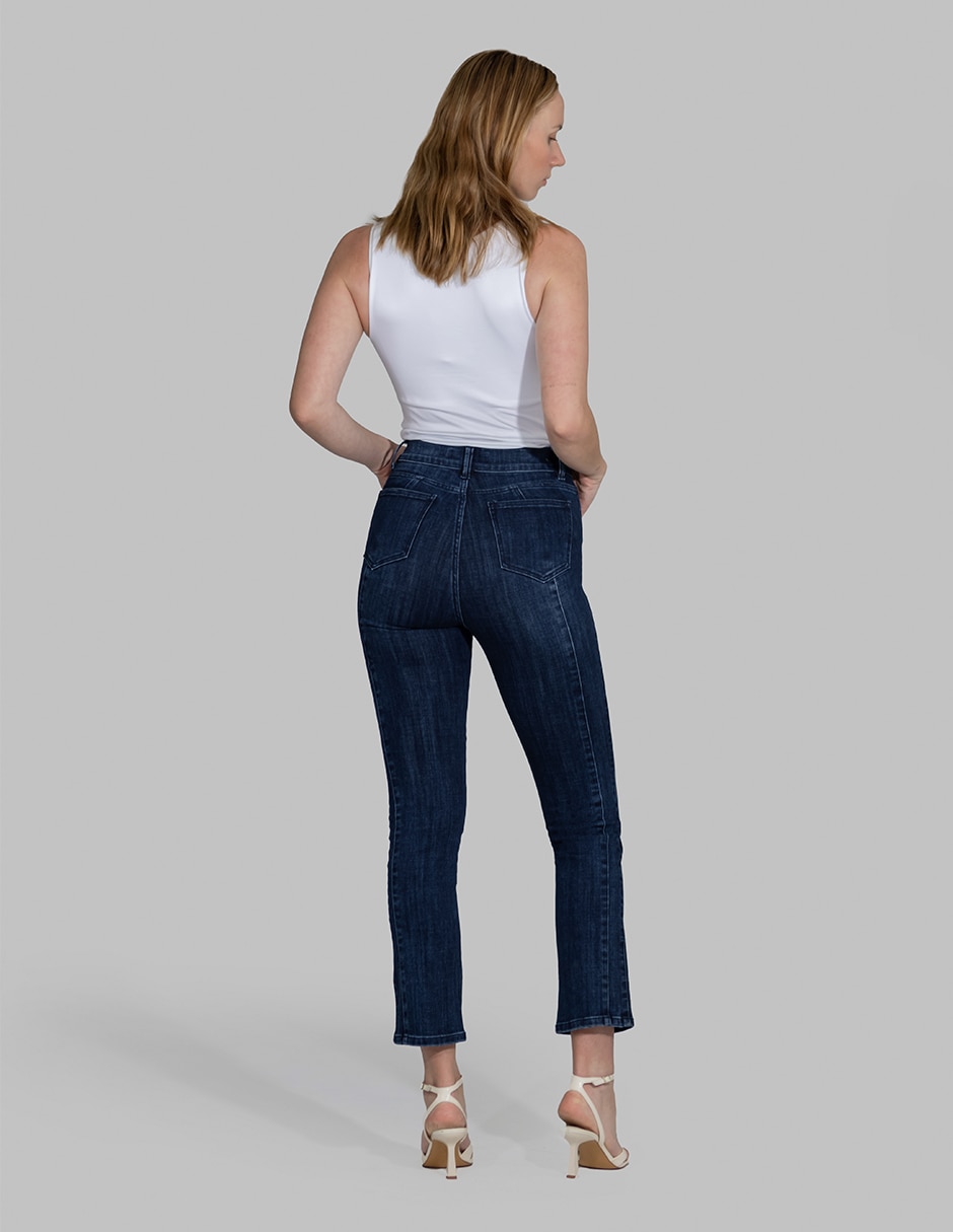 Jeans slim cintura alta para mujer 2