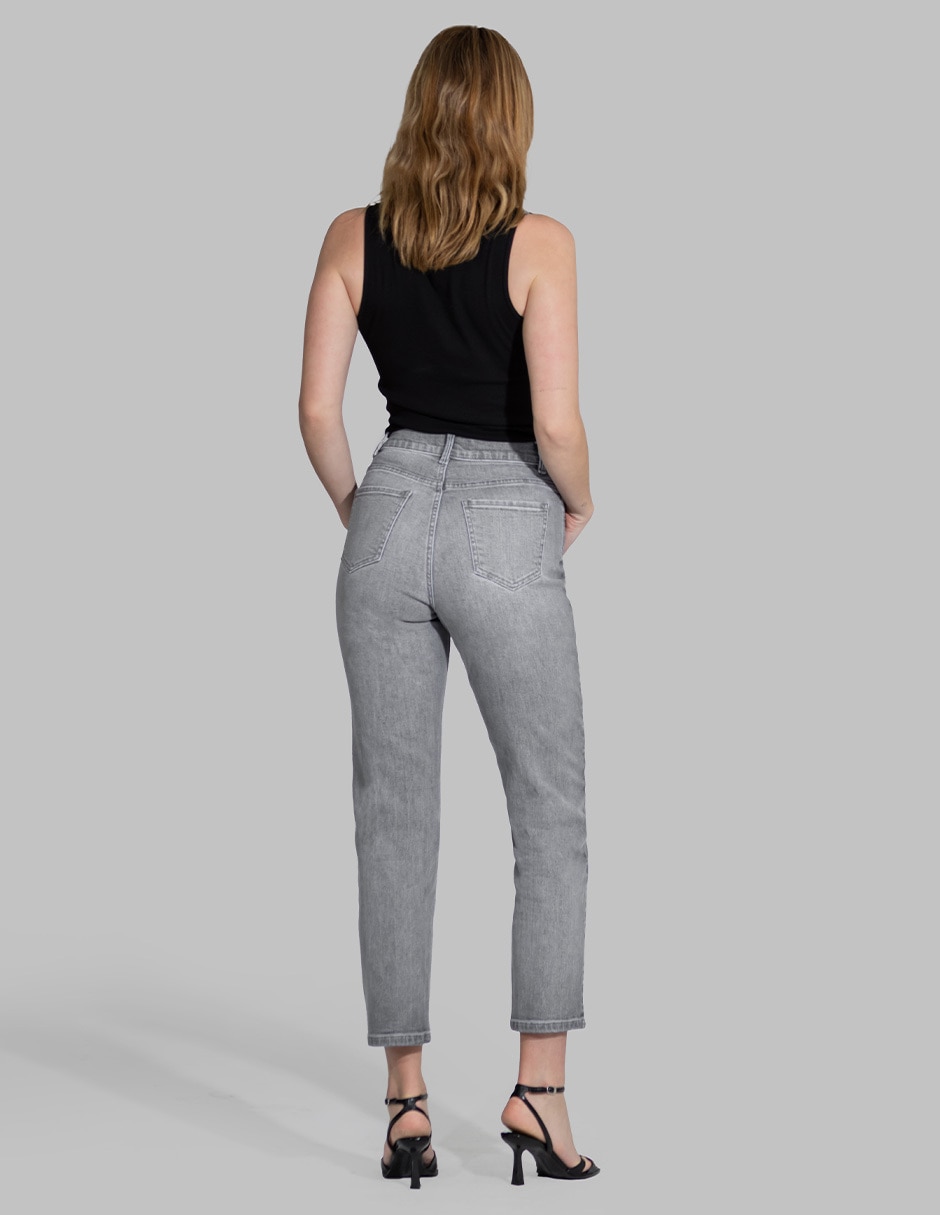 Jeans slim cintura alta para mujer 2