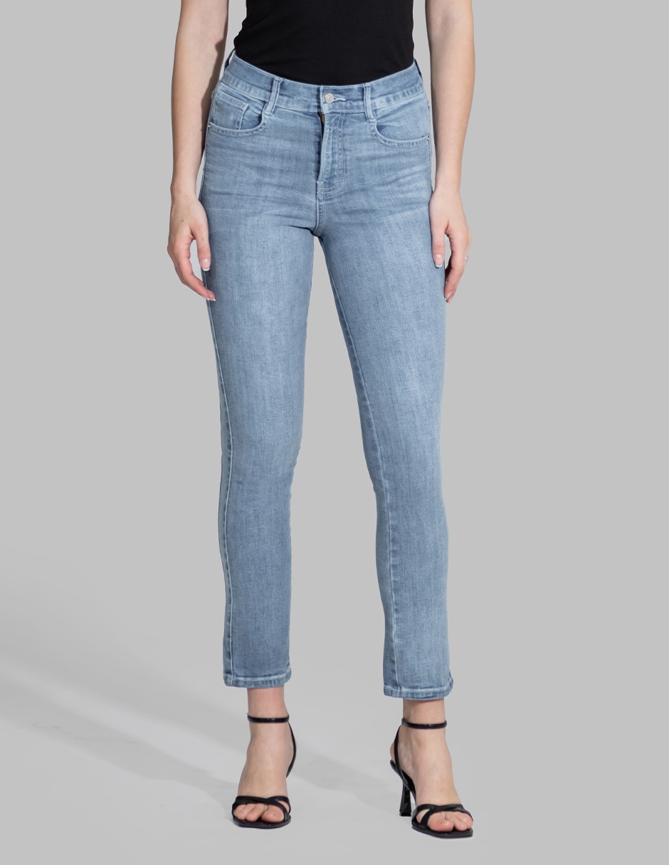 Jeans slim cintura alta para mujer Jeans slim cintura alta para mujer