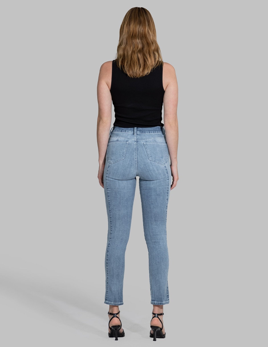 Jeans slim cintura alta para mujer 2
