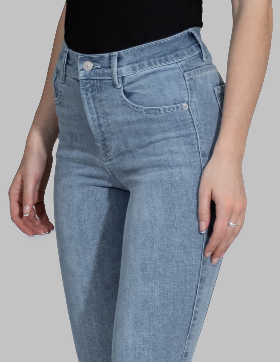 Jeans slim cintura alta para mujer 5