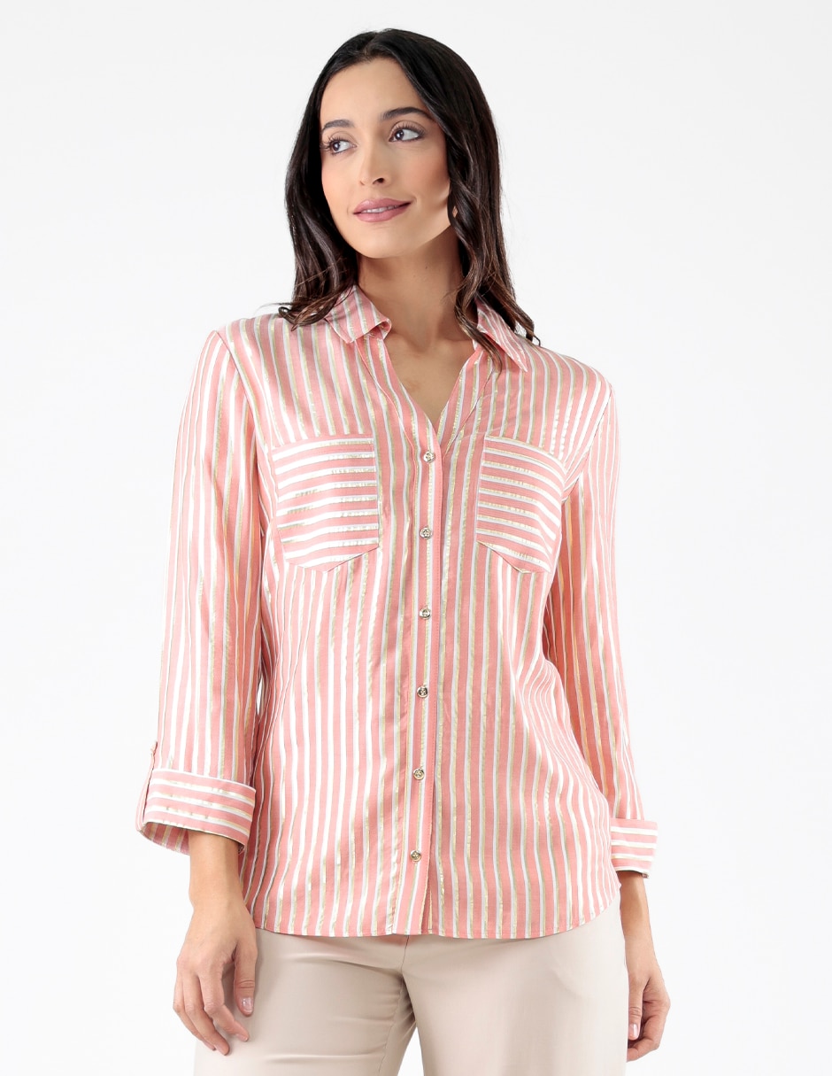 BLUSA D2602100 PIER, CH, NARANJA CLARO