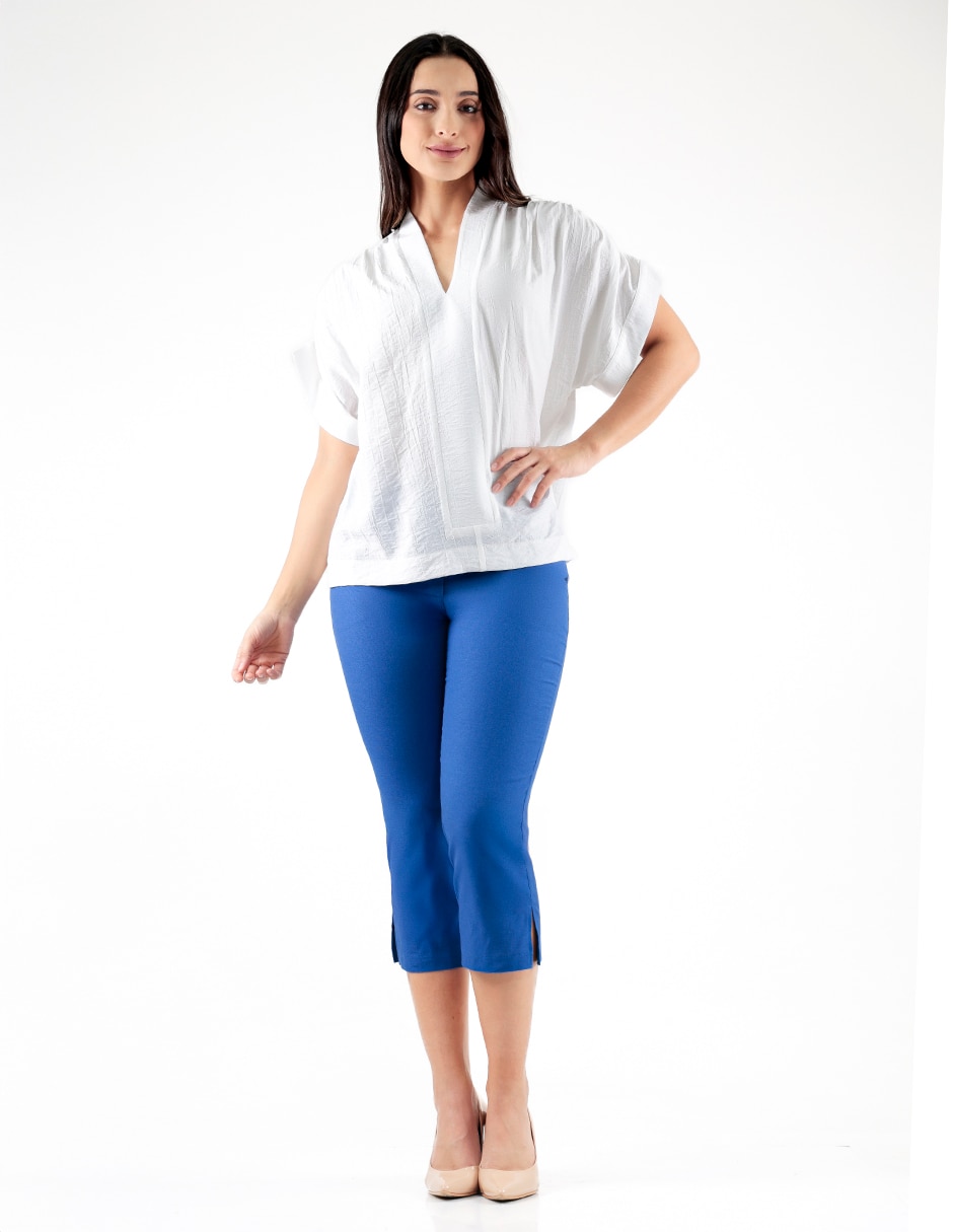 Blusa manga corta para mujer 3