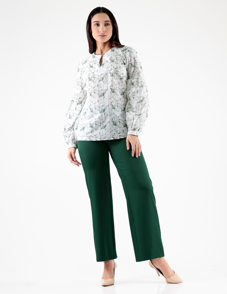Blusa manga larga para mujer 3