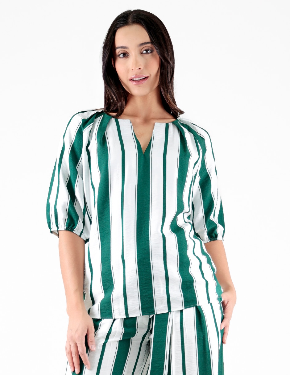 Blusa manga al codo para mujer Blusa manga al codo para mujer