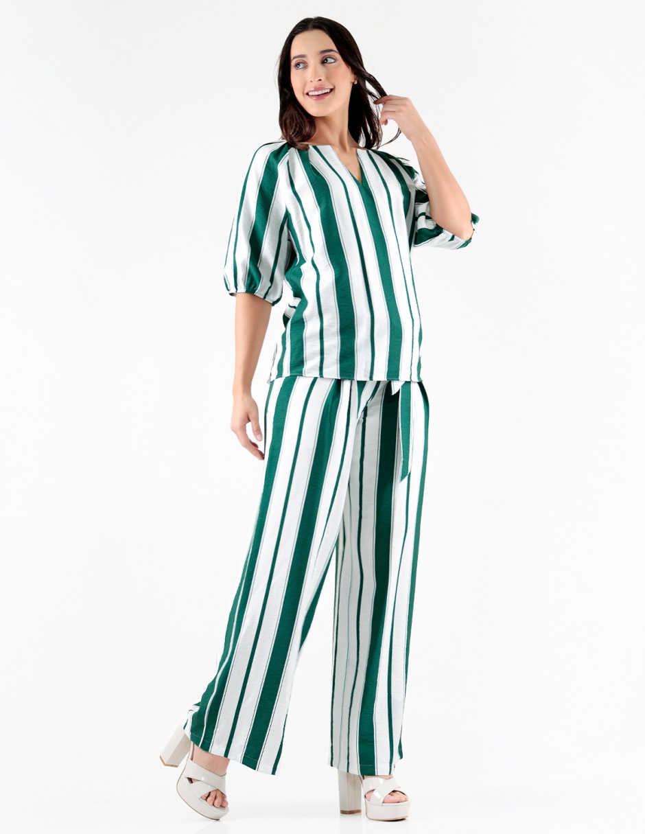 Blusa manga al codo para mujer 3