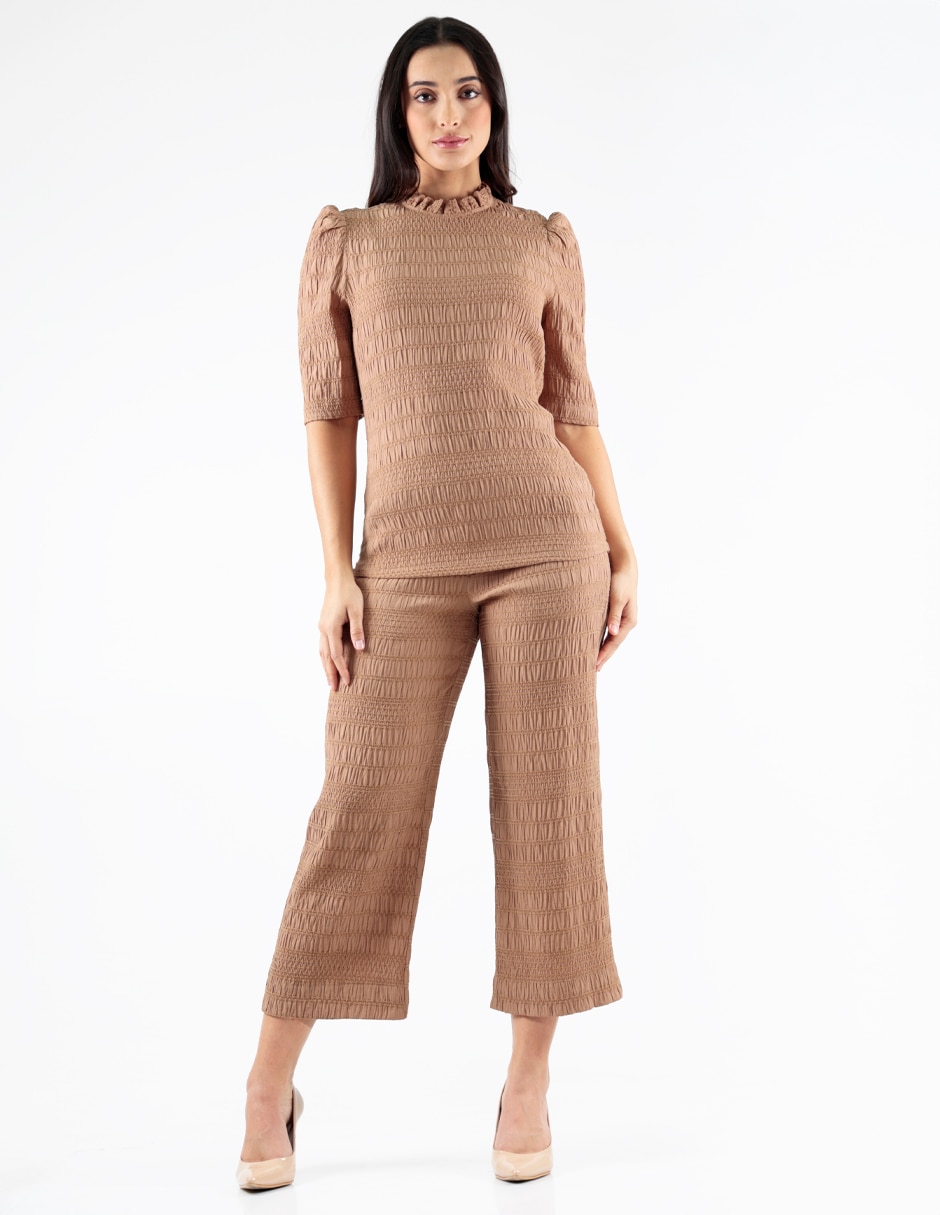 Blusa manga al codo para mujer 3