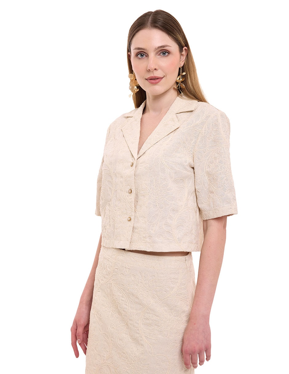 Blusa manga al codo para mujer Blusa manga al codo para mujer