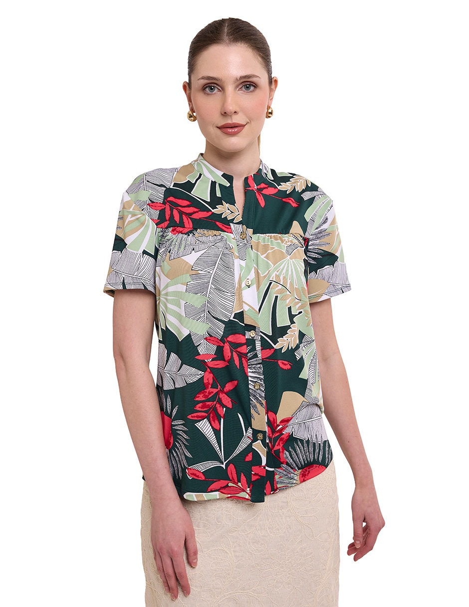 Blusa manga corta para mujer Blusa manga corta para mujer