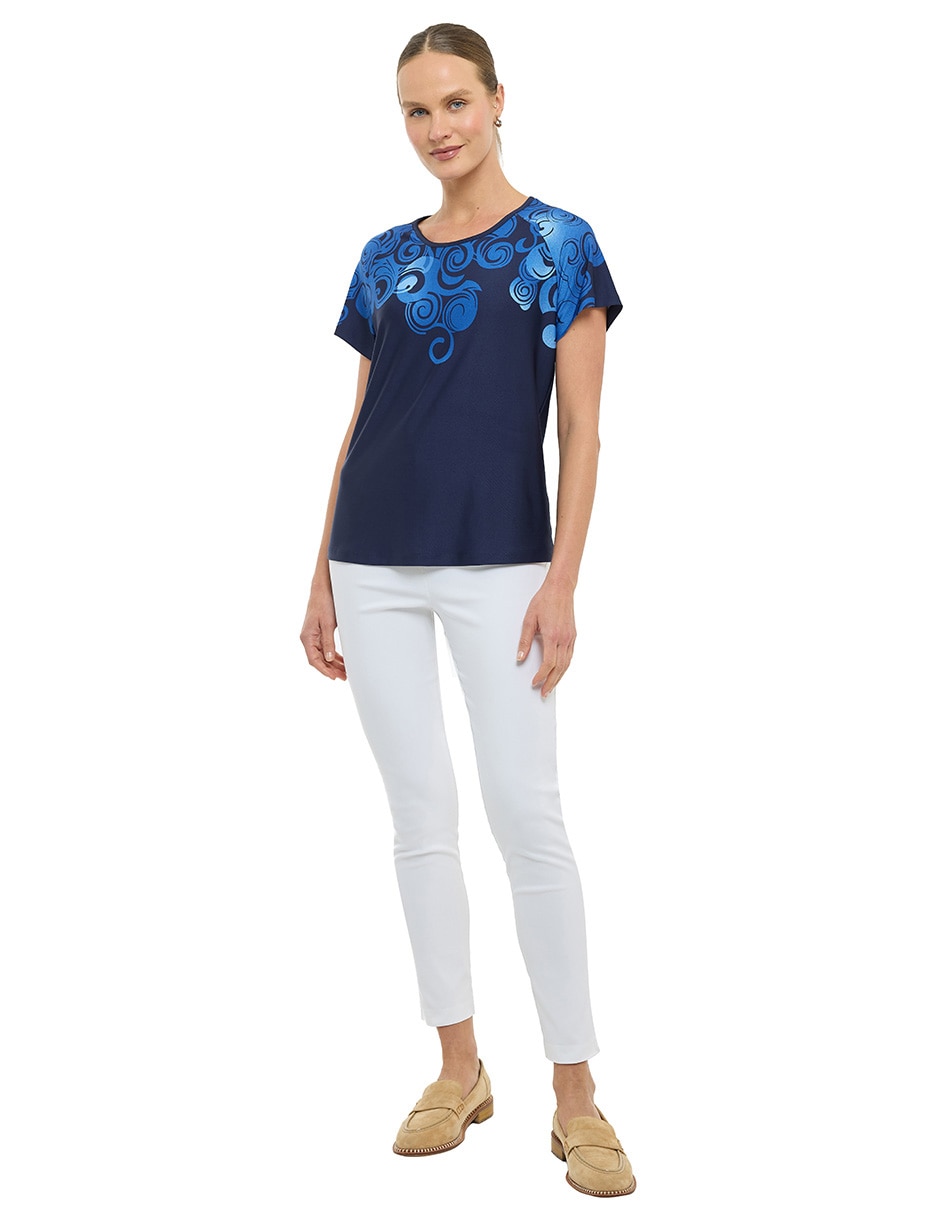 Blusa manga corta para mujer 3