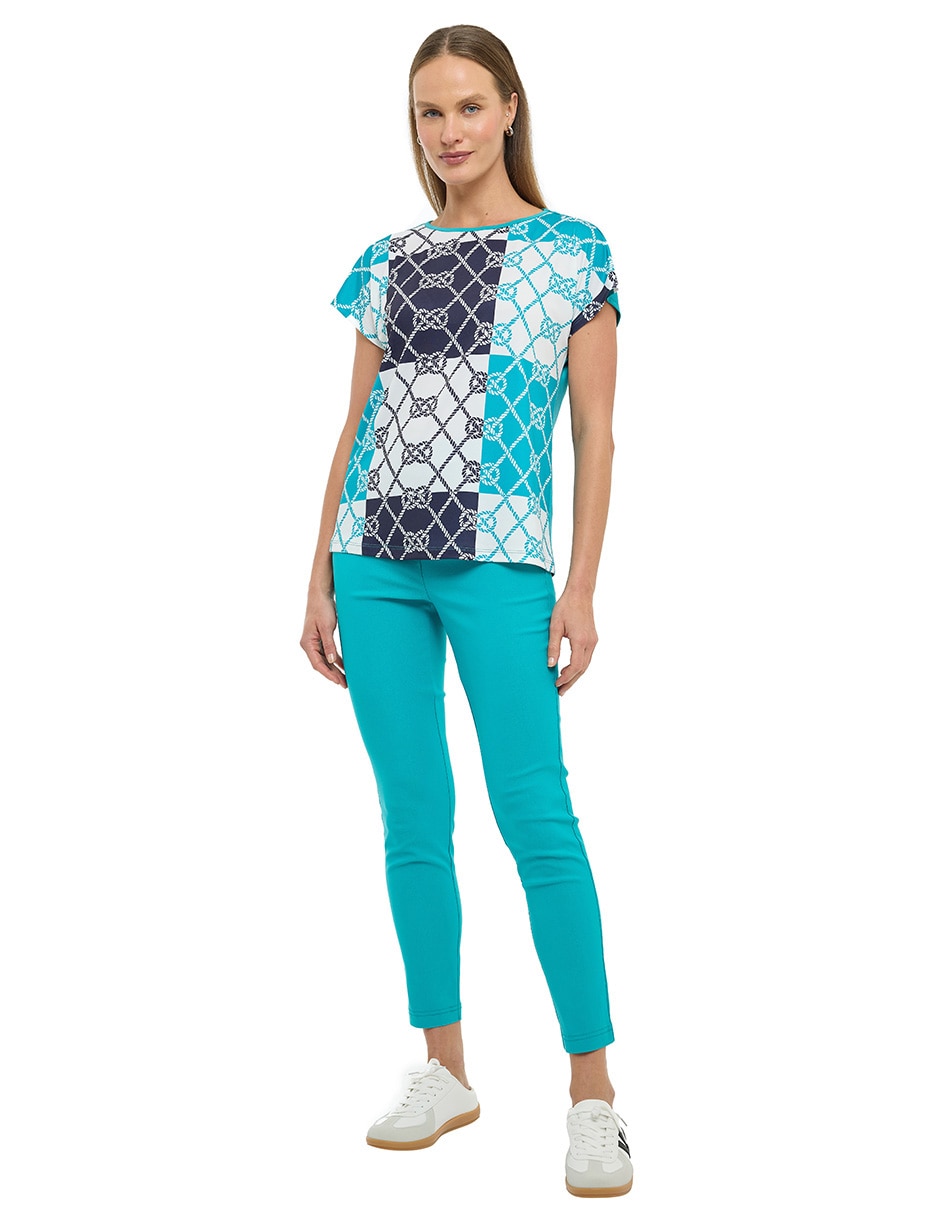 Blusa manga corta para mujer 3