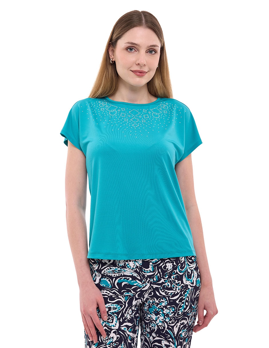 Blusa manga corta para mujer Blusa manga corta para mujer