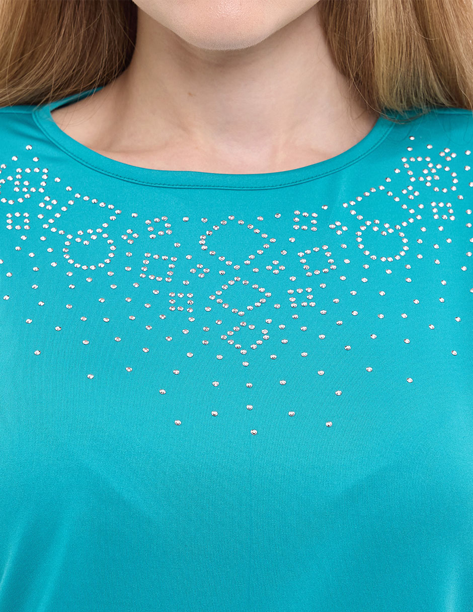 Blusa manga corta para mujer 2