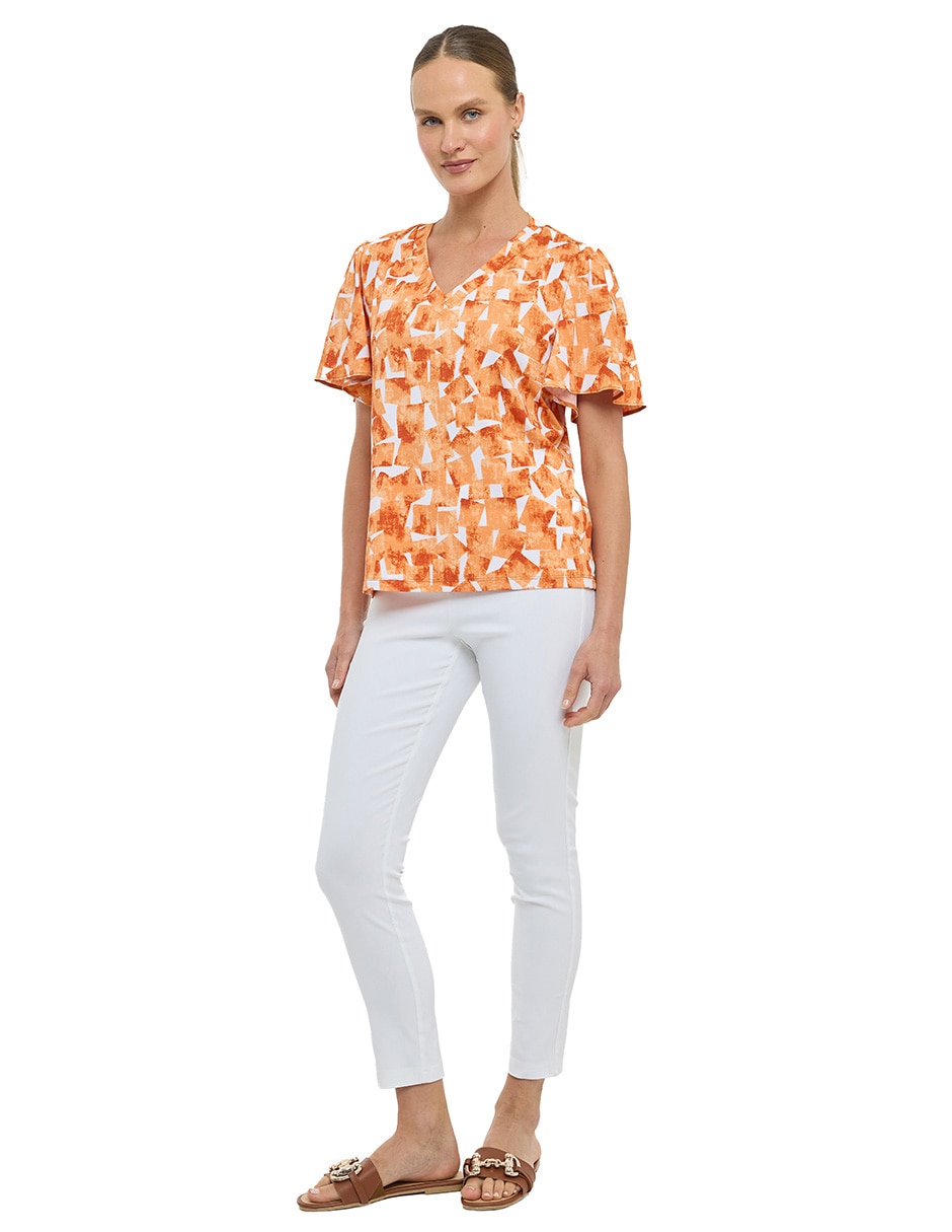 Blusa manga corta para mujer 3