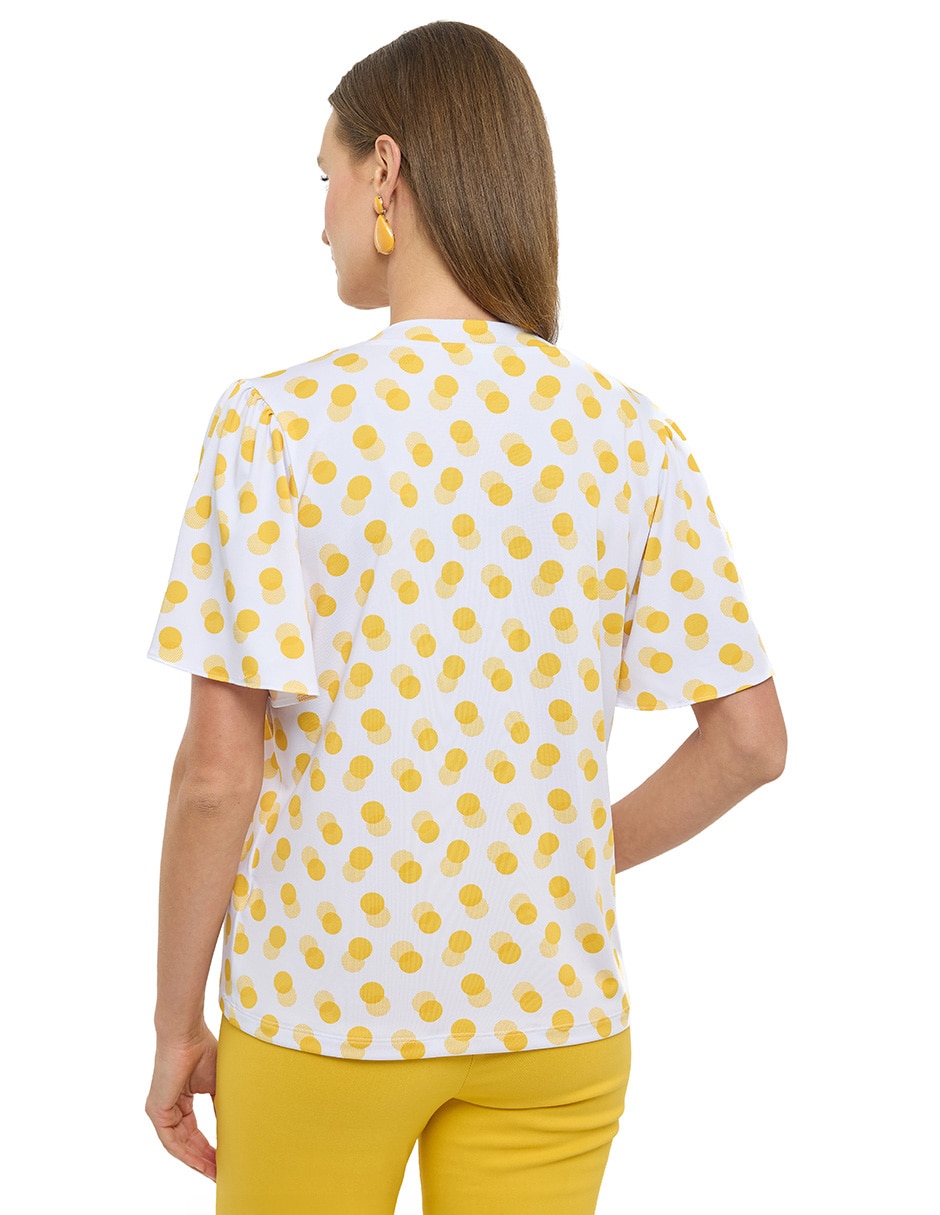 Blusa manga corta para mujer 3