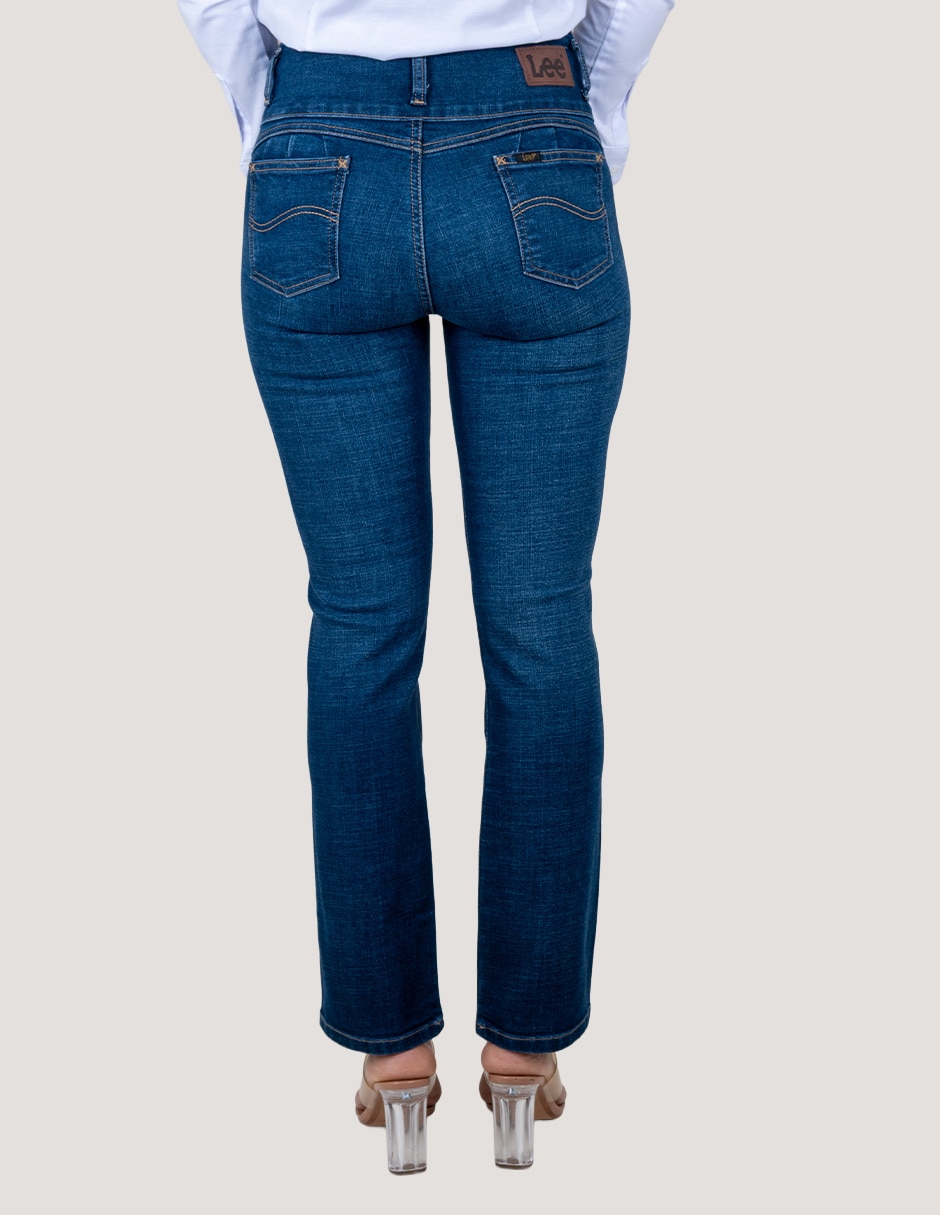 Jeans slim media cintura Shape Up para mujer 3
