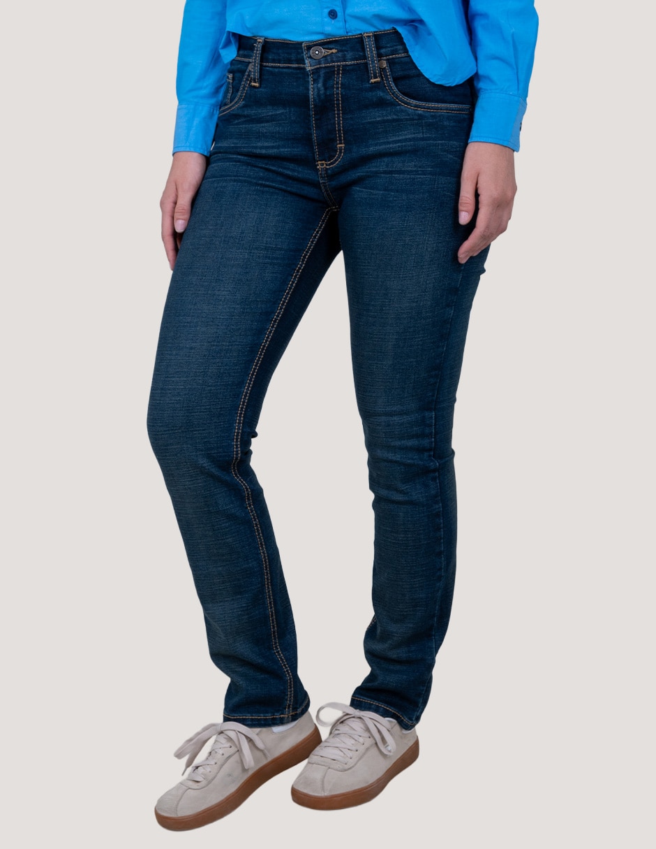 Jeans slim cintura para mujer 2